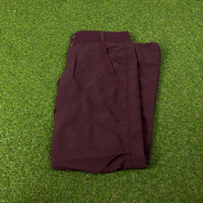 00s Nike Baggy Parachute Joggers Purple Large