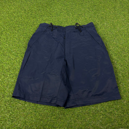 00s Nike Belted Toggle Shorts Blue Small
