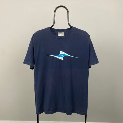 00s Nike T-Shirt Blue Medium