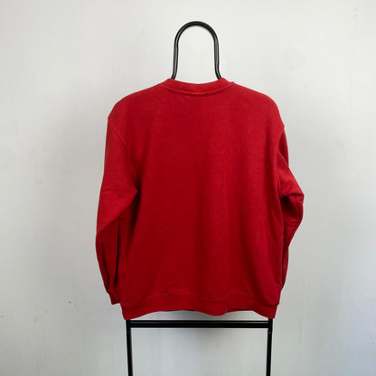 00s Nike Just Do It Sweatshirt Red Small
