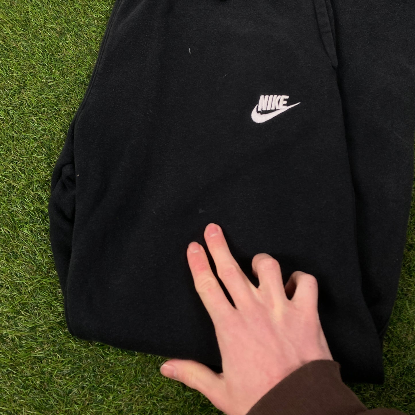 00s Nike Cotton Joggers Black Medium