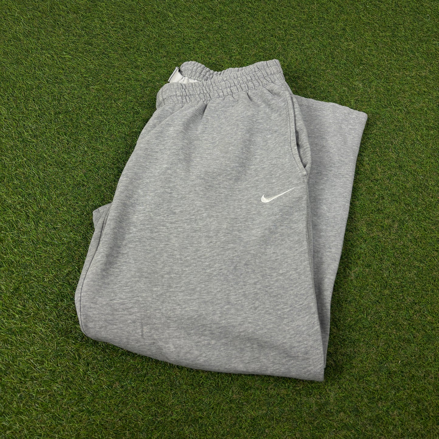 00s Nike Wide Cotton Joggers Grey Large