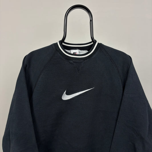 90s Nike Sweatshirt Black Small