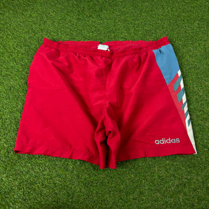 90s Adidas Shorts Red XXL