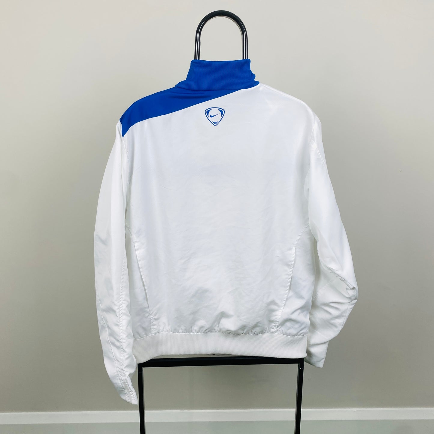 90s Nike Brazil Windbreaker Jacket White Medium