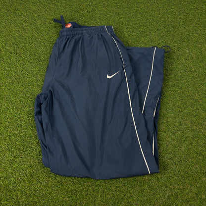 00s Nike Piping Joggers Blue Large