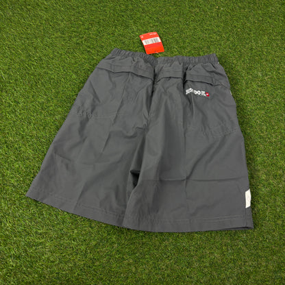 00s Nike Piping Shorts Grey XS