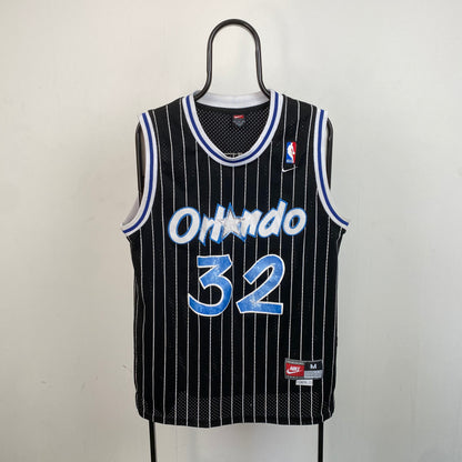 90s Nike Orlando Magic Shaq Basketball Jersey T-Shirt Black Medium