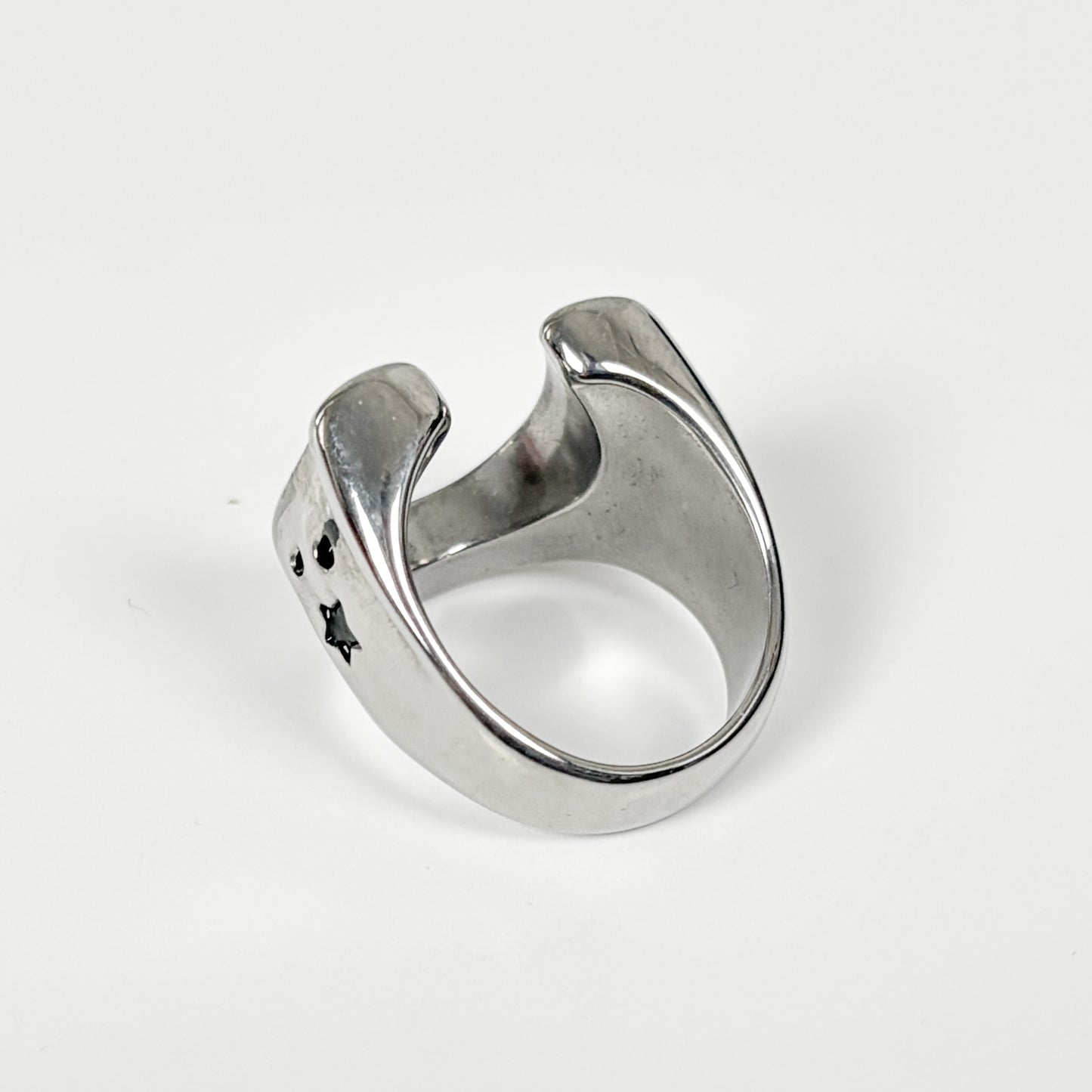 Lucky Horseshoe Ring Silver