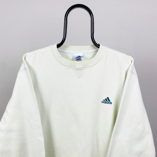 90s Adidas Sweatshirt Brown Large