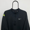 90s Nike ACG 1/4 Zip Sweatshirt Black Small