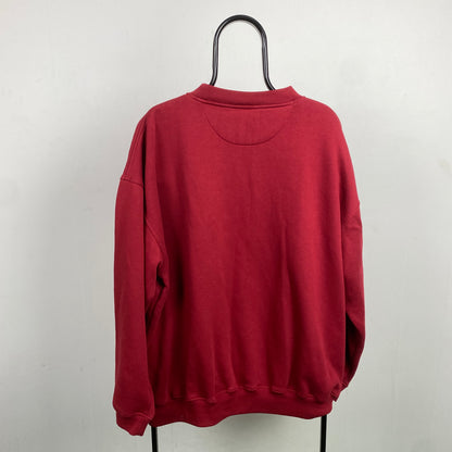 Retro Donnay Sweatshirt Red XXL