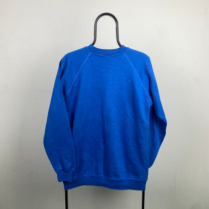 Retro 90s Hedgehog Sweatshirt Blue XL