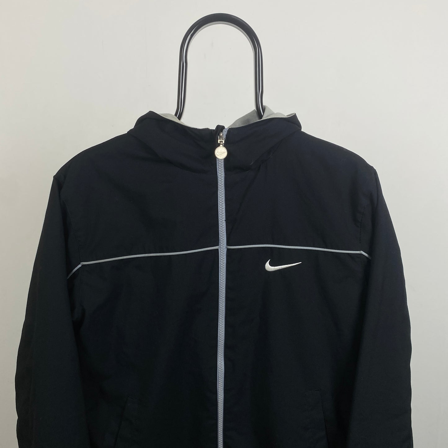 00s Nike Reversible Piping Jacket Black Small