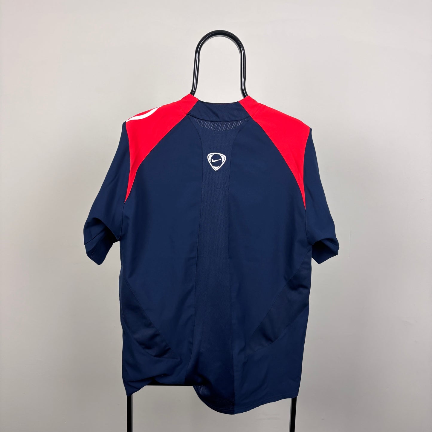 00s Nike T90 T-Shirt Blue Medium