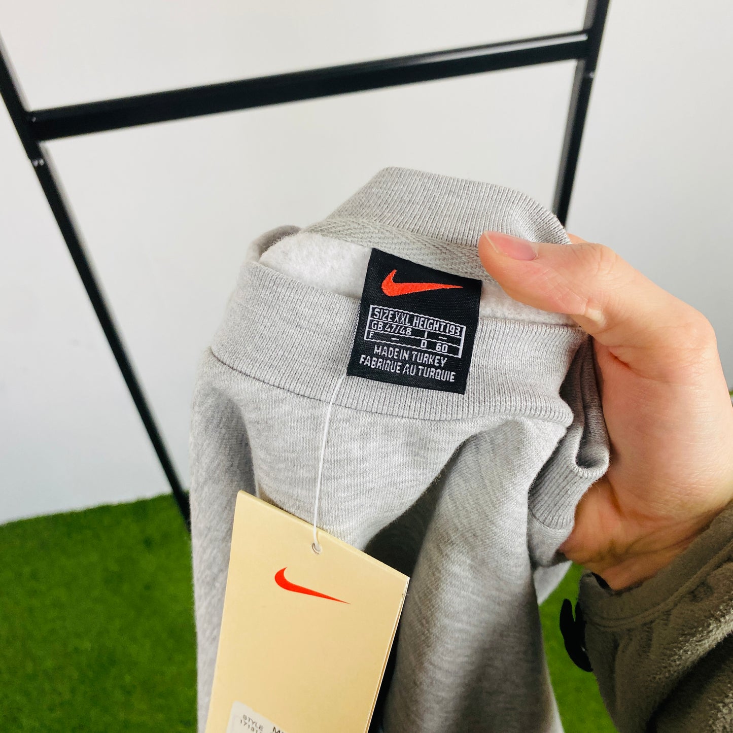 90s Nike Town Berlin Sweatshirt Grey XXL