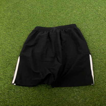 00s Adidas Zip Pocket Shorts Black Small