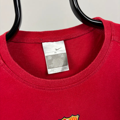 90s Nike Barcelona T-Shirt Red XL