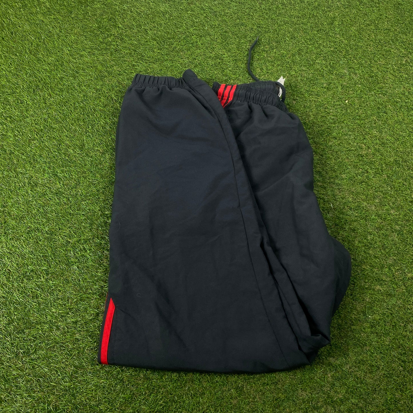 00s Adidas Piping Joggers Grey Medium