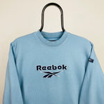 Retro Reebok Sweatshirt Blue XS