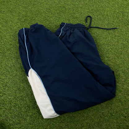 Retro Umbro Piping Joggers Blue Medium