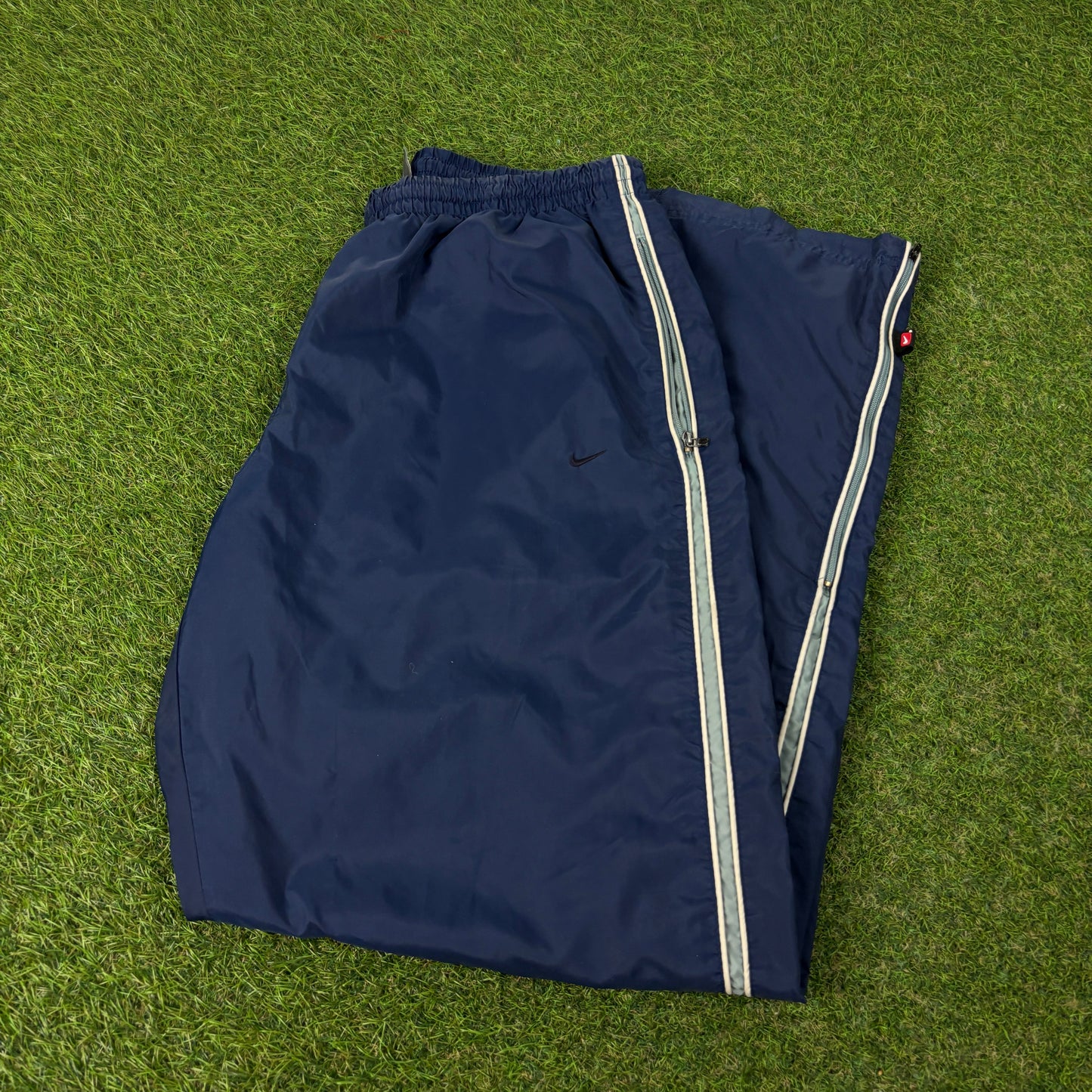 00s Nike Piping Joggers Blue Large