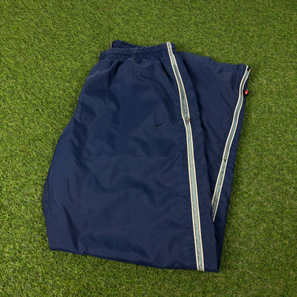 00s Nike Piping Joggers Blue Large