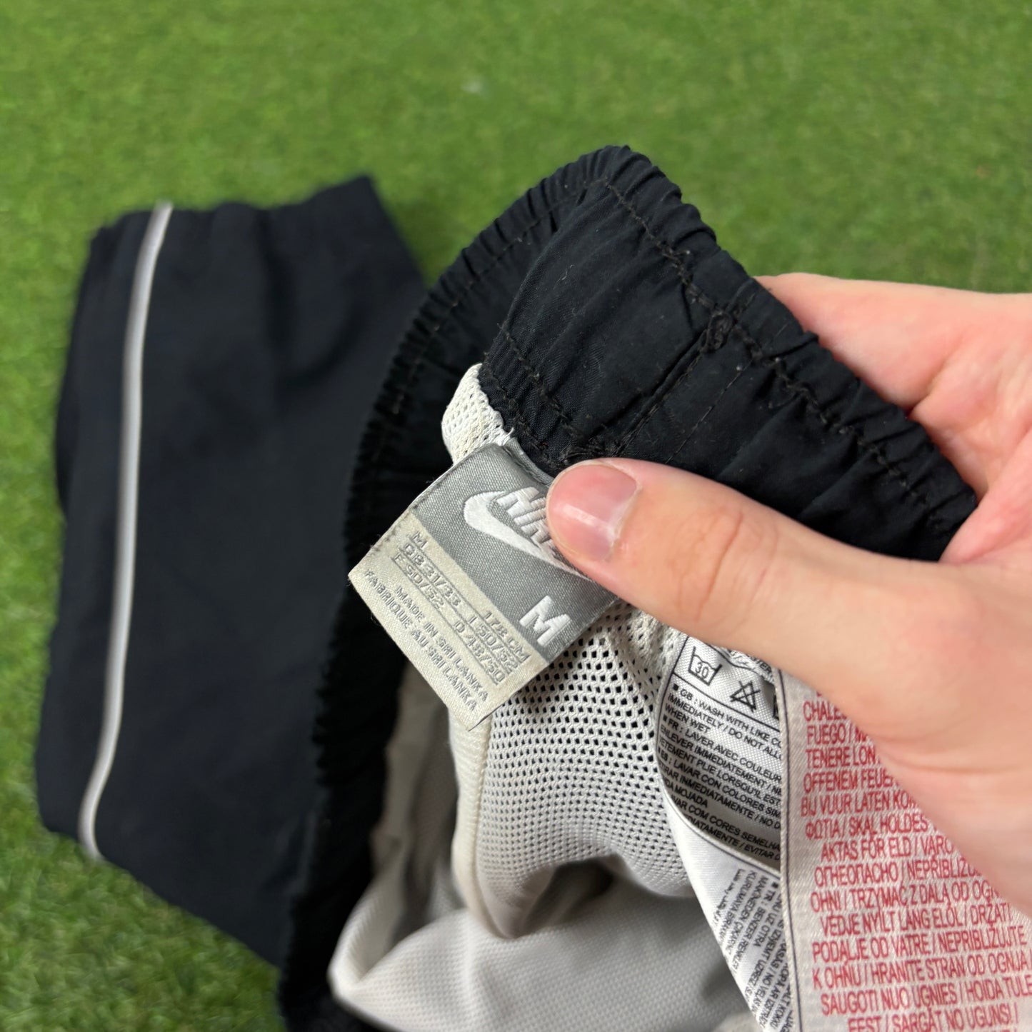 00s Nike Piping Joggers Black Medium