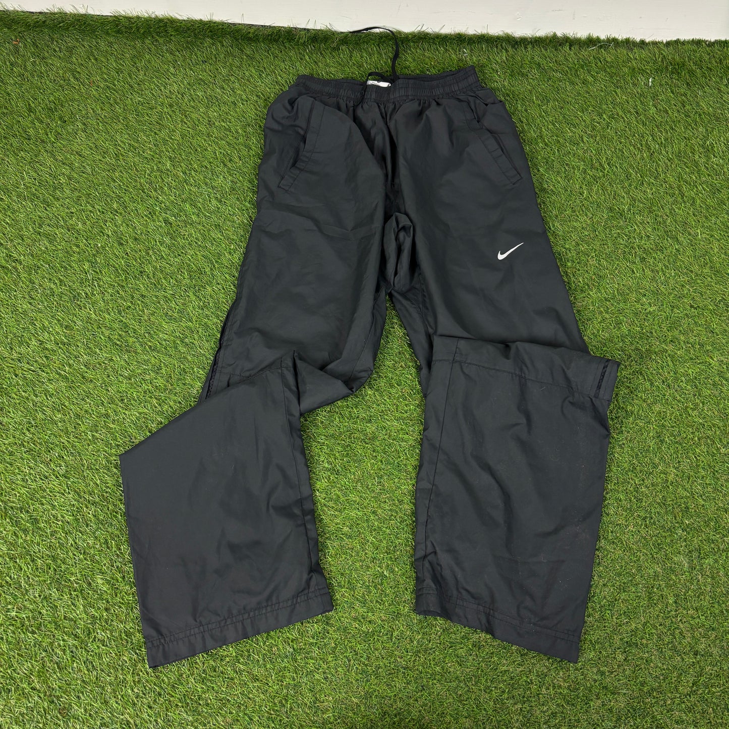 00s Nike Piping Tracksuit Jacket + Joggers Set Blue Large