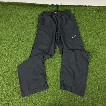 00s Nike Piping Tracksuit Jacket + Joggers Set Blue Large