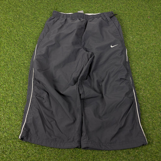 00s Nike Piping Capri Shorts Grey Medium