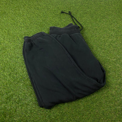 00s Nike Wide Leg Cotton Joggers Black Medium