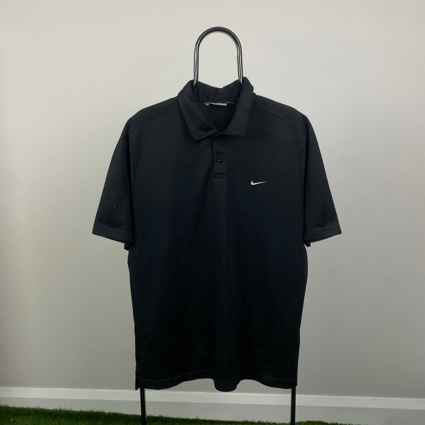 00s Nike Golf Polo Shirt T-Shirt Black XL