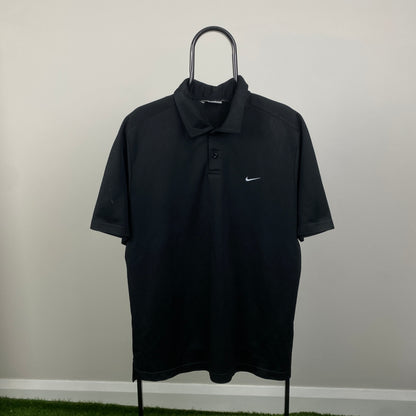 00s Nike Golf Polo Shirt T-Shirt Black XL