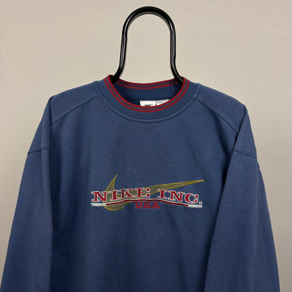 90s Nike Sweatshirt Blue XL