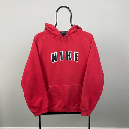 90s Nike Hoodie Red Small