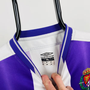 Retro Umbro Real Valladolid Football Shirt T-Shirt White XL