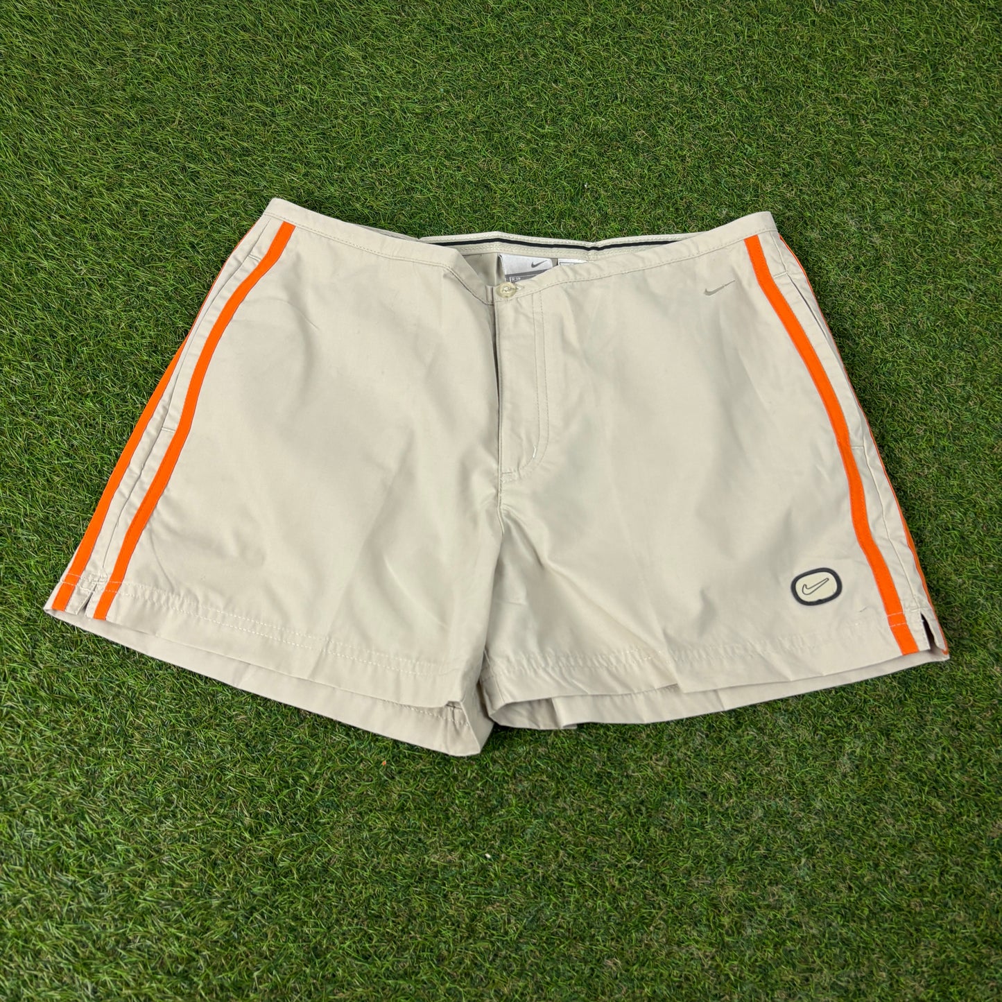 00s Nike Piping Shorts Brown Large
