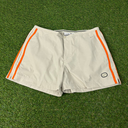 00s Nike Piping Shorts Brown Large