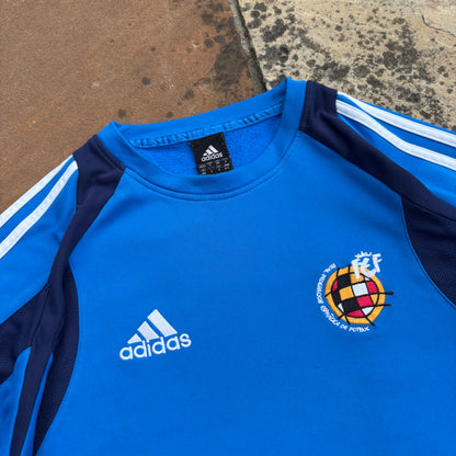 00s Adidas Spain Sweatshirt Blue Medium