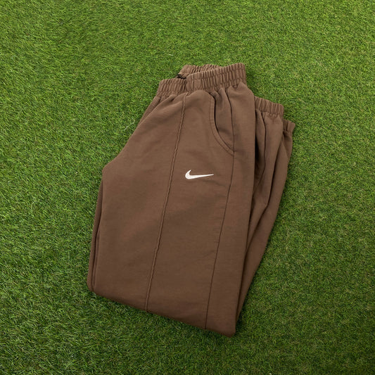 00s Nike Cotton Joggers Brown Small