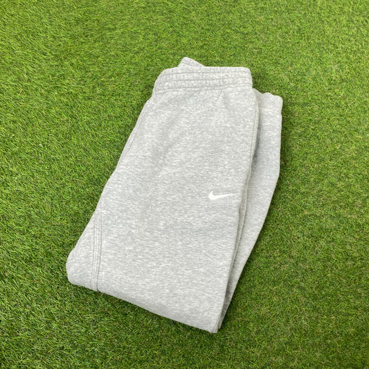 00s Nike Cotton Joggers Grey Medium