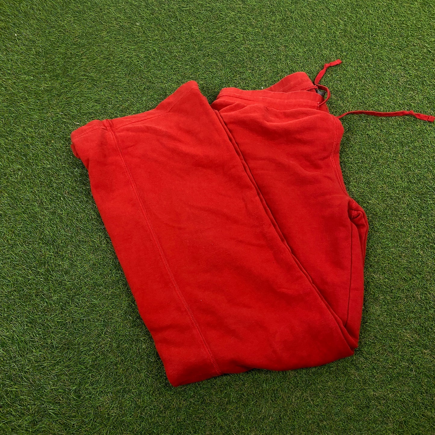 00s Nike Cotton Joggers Red Medium