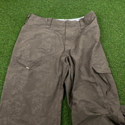 00s Nike ACG Cargo Trousers Joggers Brown Large