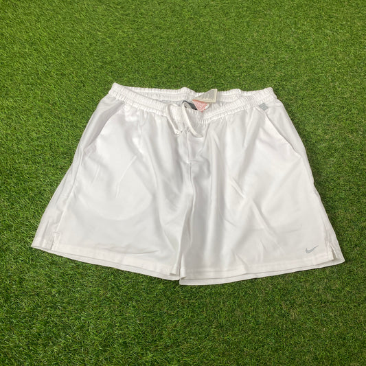 00s Nike Tennis Shorts White Large
