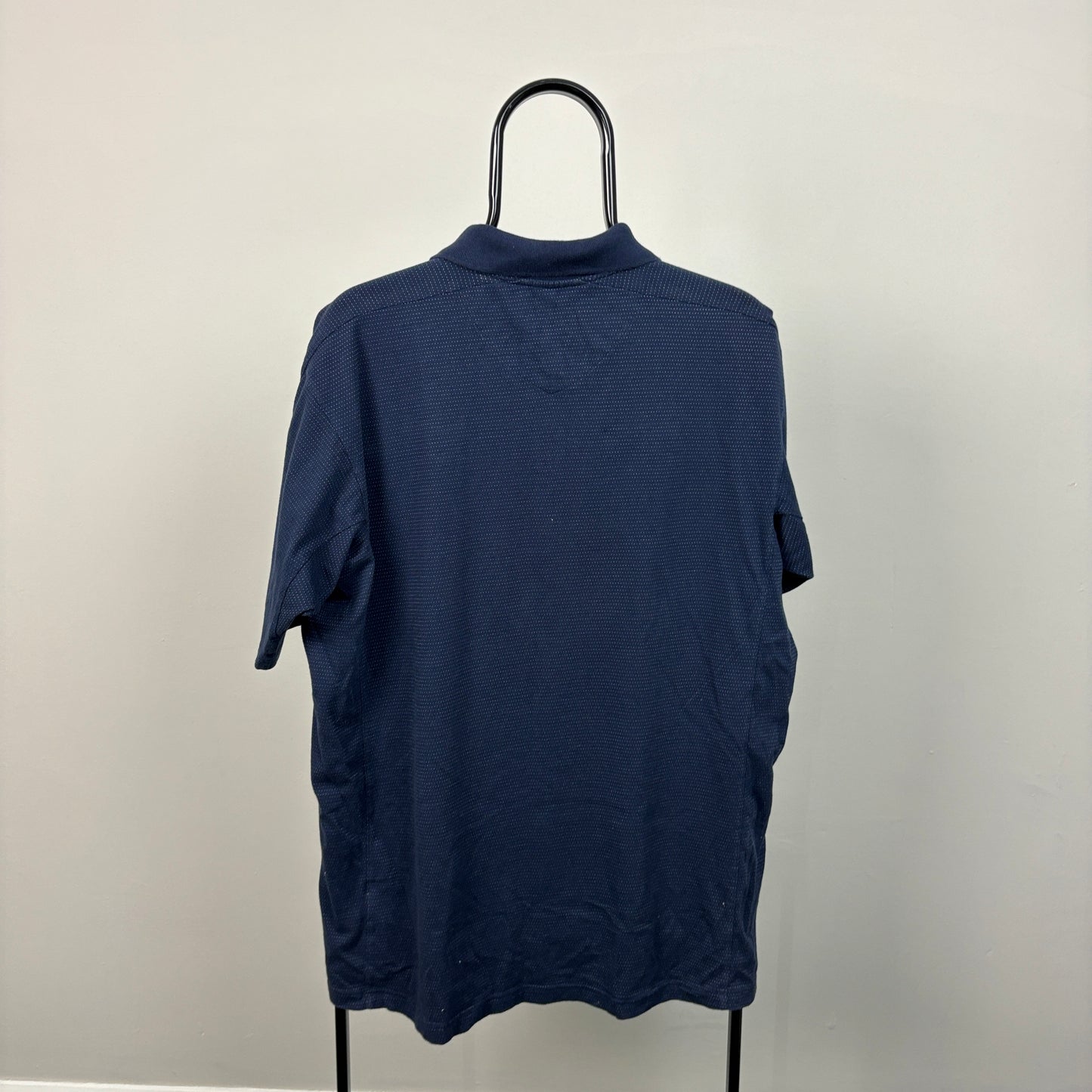 00s Umbro England Polo Shirt T-Shirt Blue XL