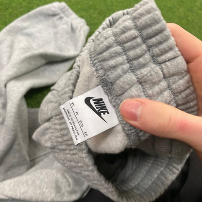 00s Nike Cotton Joggers Grey XS