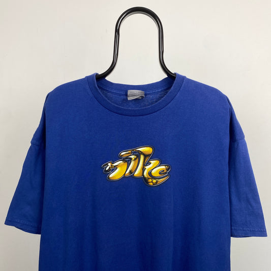00s Nike Bubble T-Shirt Blue XXL