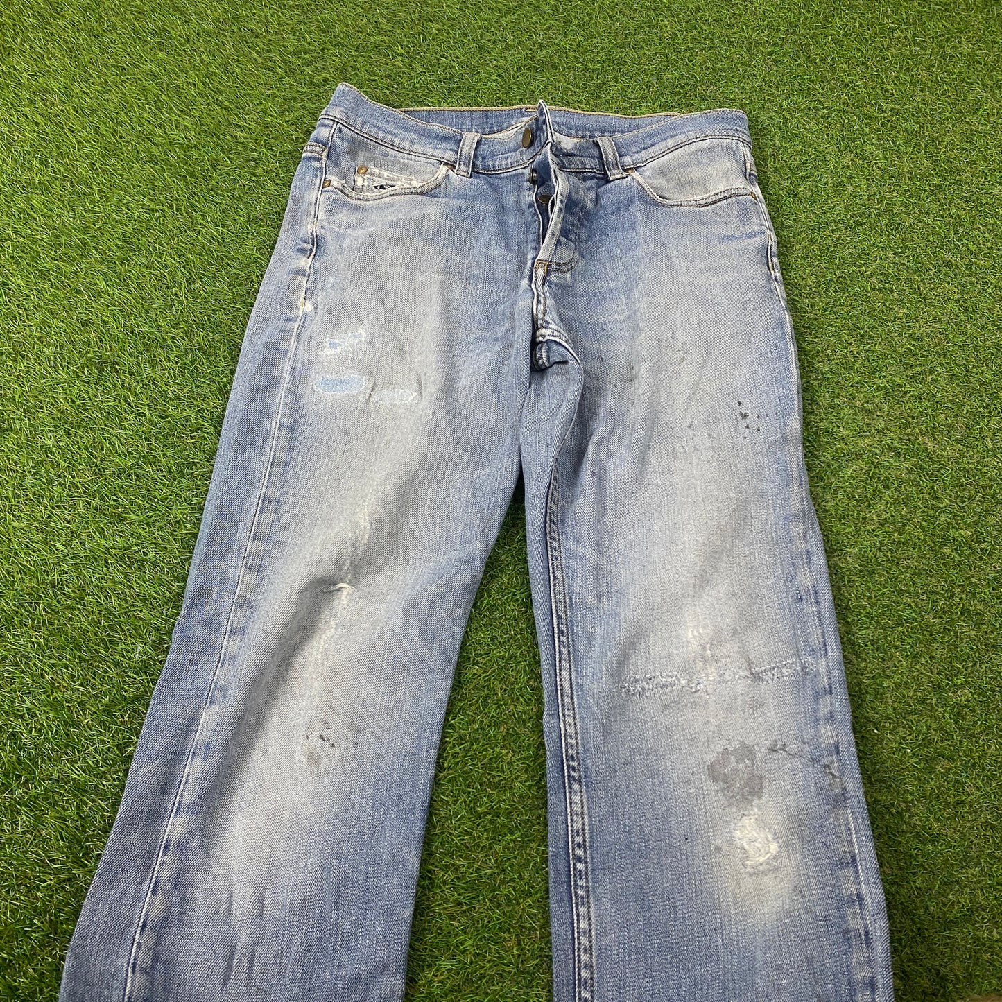 00s Carhartt Pierce Texas Jeans Blue Small 29x32 Joggers