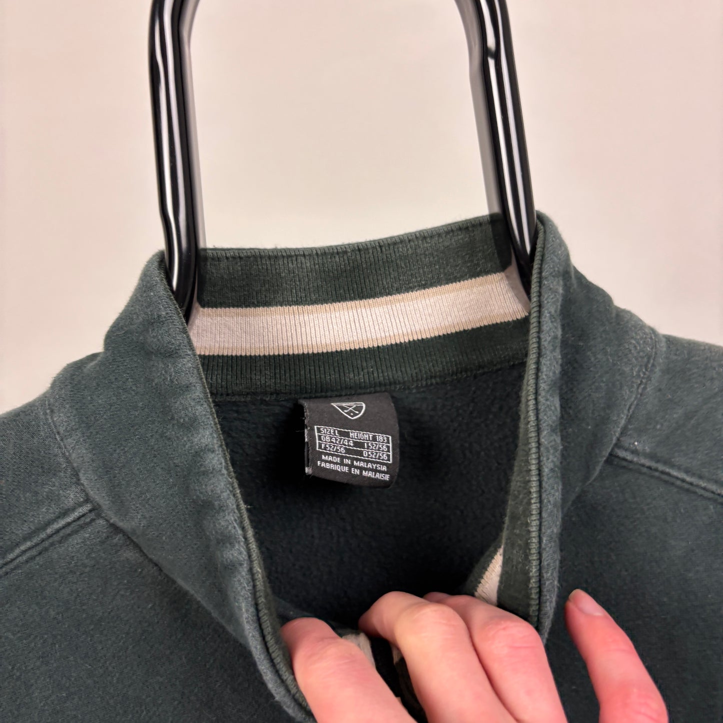 00s Nike Golf 1/4 Zip Sweatshirt Black Large